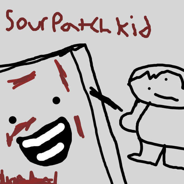 sour patch kids - Online Drawing Game Comic Strip Panel by notonthetin