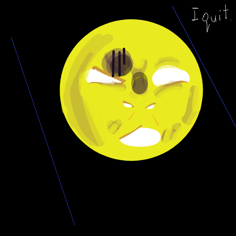 Drawing in um okay? by JA