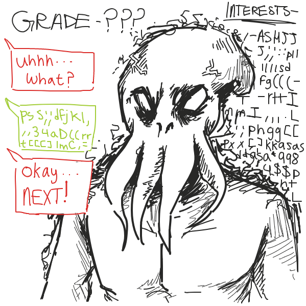 nothing like exploring old kindergarten yearbooks - Online Drawing Game Comic Strip Panel by The Burned Man