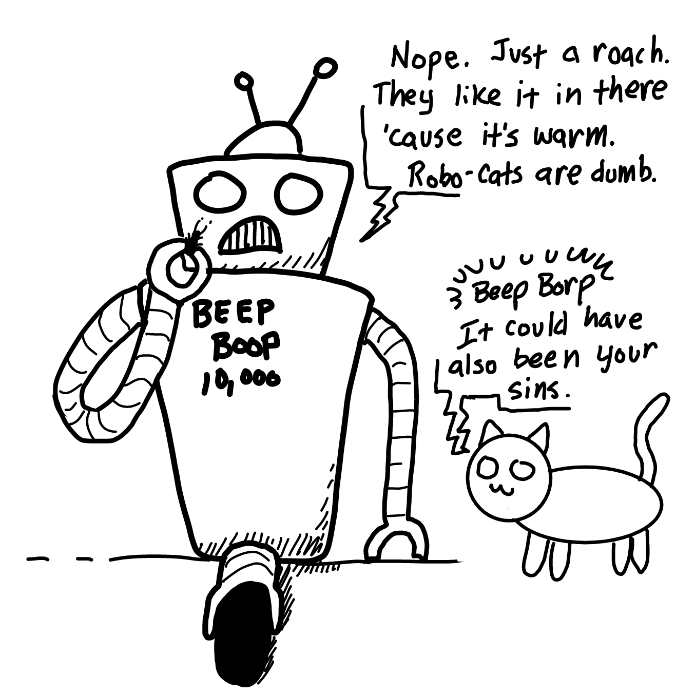  - Online Drawing Game Comic Strip Panel by Wizard Croissant