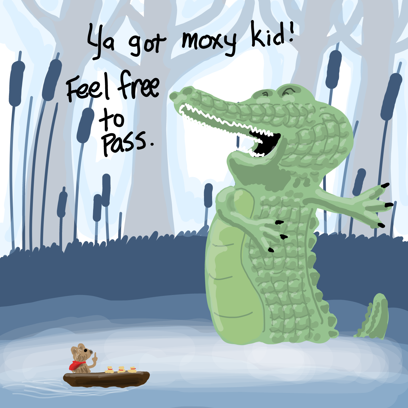  - Online Drawing Game Comic Strip Panel by Wizard Croissant