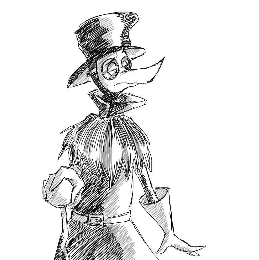 Drawing in And Who You Too by ⚰