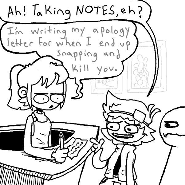 always planning ahead ;) - Online Drawing Game Comic Strip Panel by Cheddar Teeth