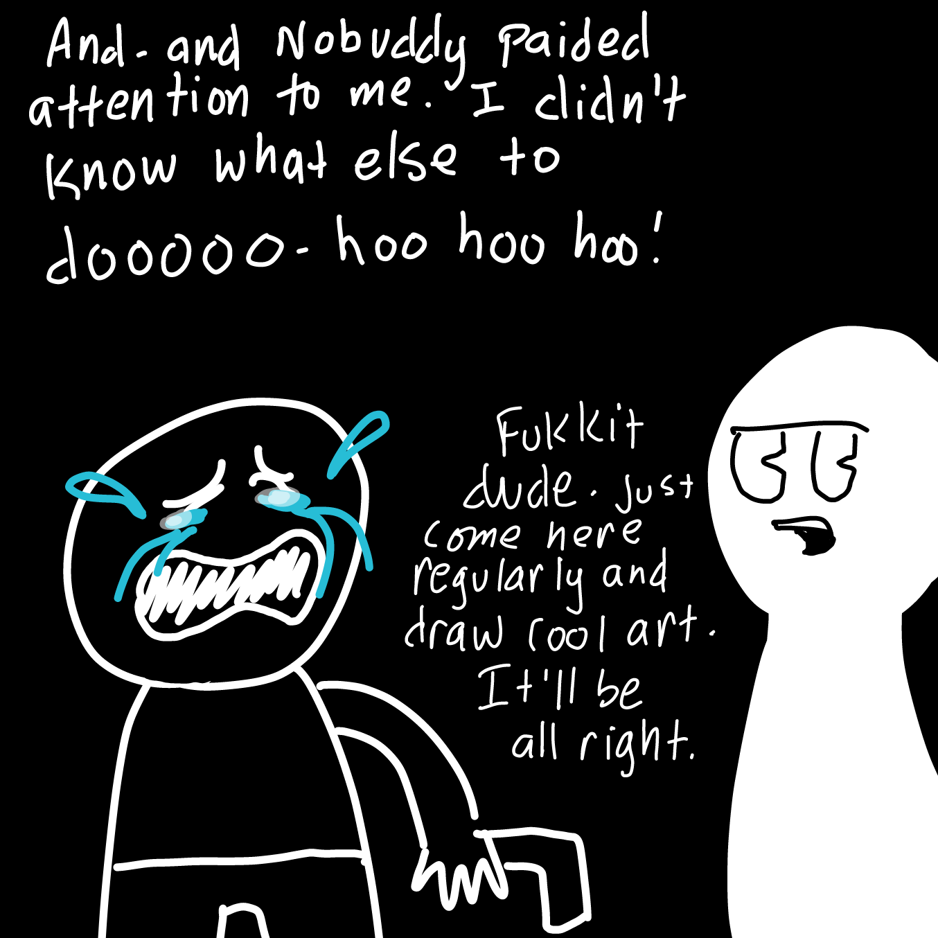  - Online Drawing Game Comic Strip Panel by Wizard Croissant