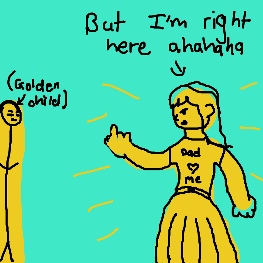 Drawing in Golden boy  by Hola