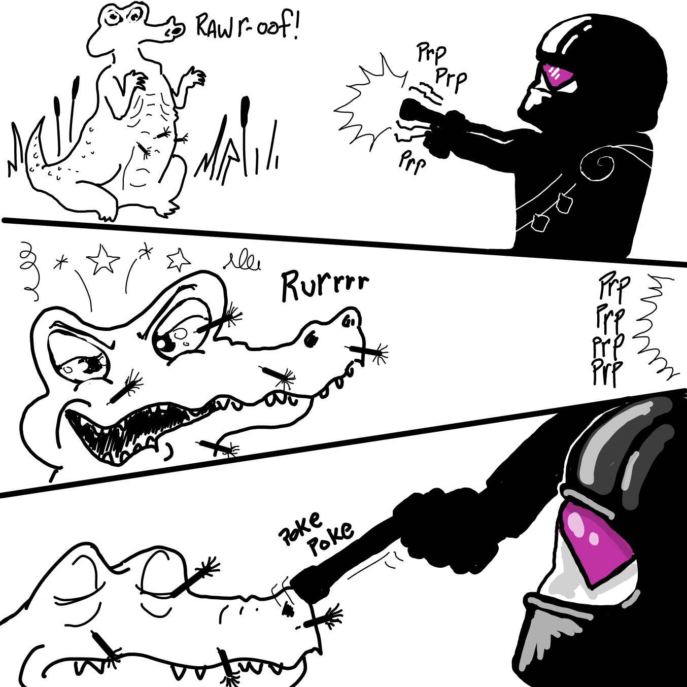  - Online Drawing Game Comic Strip Panel by Wizard Croissant