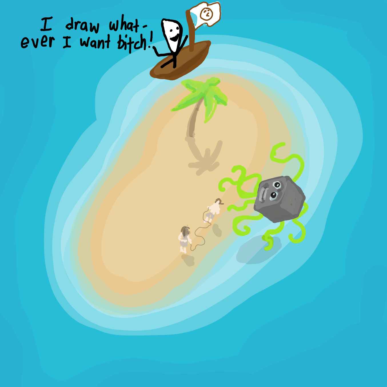  - Online Drawing Game Comic Strip Panel by Wizard Croissant