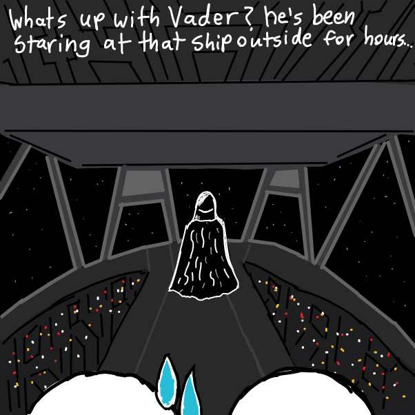 Drawing in Running Us Down by SpaceMattress