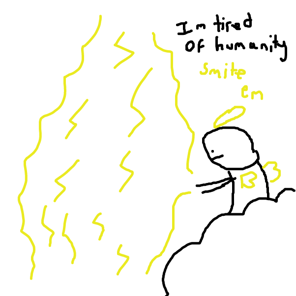 Zeus be like
 - Online Drawing Game Comic Strip Panel by Yeoguort