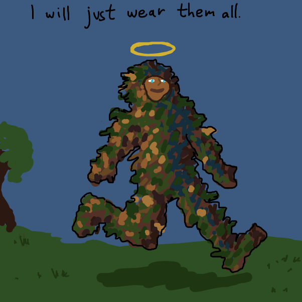 so i googled leaf suit and turns out it's a thing - Online Drawing Game Comic Strip Panel by Peyocay