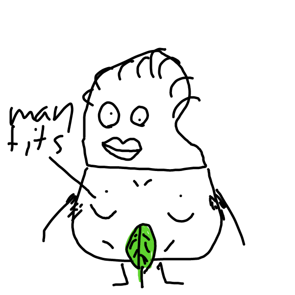 Drawing in Naked Jesus/Jesette Yourself by ArtDaddy