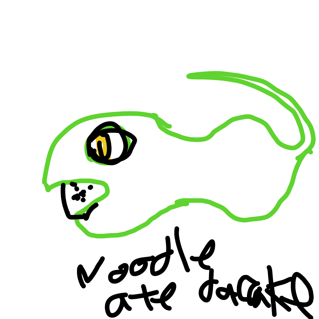 Noodle ate the fish cake - Online Drawing Game Comic Strip Panel by LetsDoIt2016