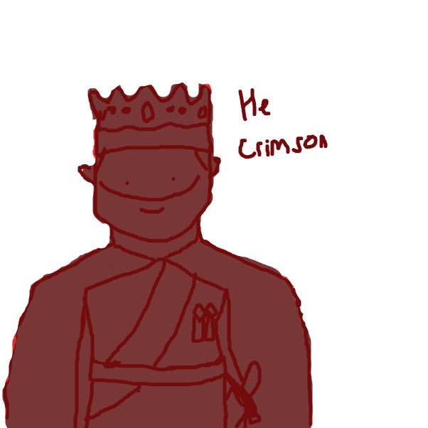 Crimson King - Online Drawing Game Comic Strip Panel by Xayli