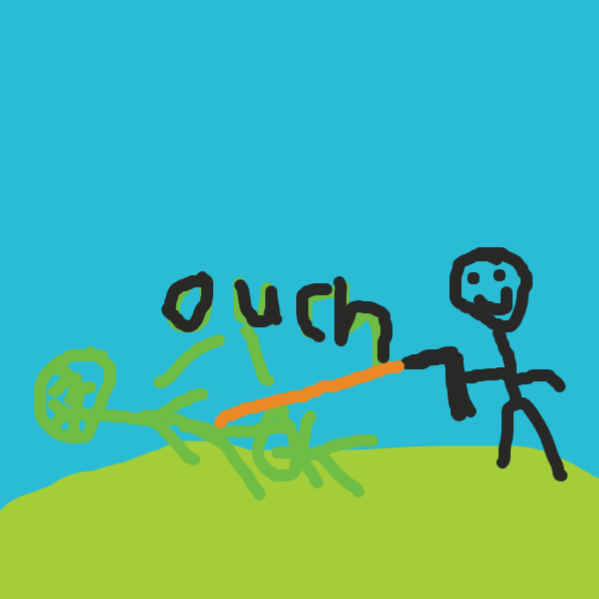 Drawing in Invasion by Duncan