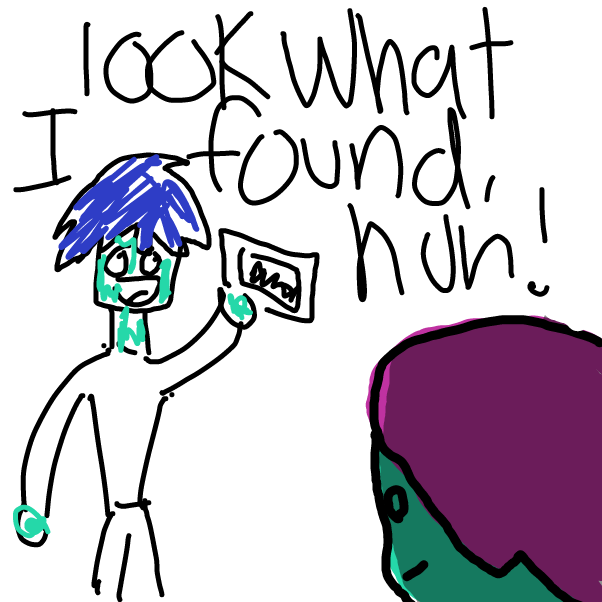 Drawing in who am i by ArtMouth