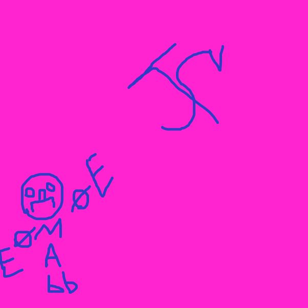 Drawing in Russkiy Yazik Letter Man by BananaDoc