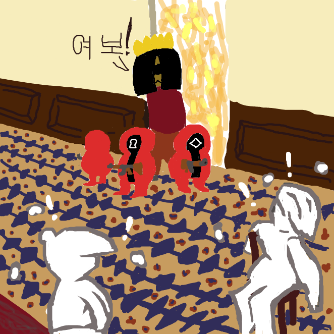 Drawing in someone lovely by Veum