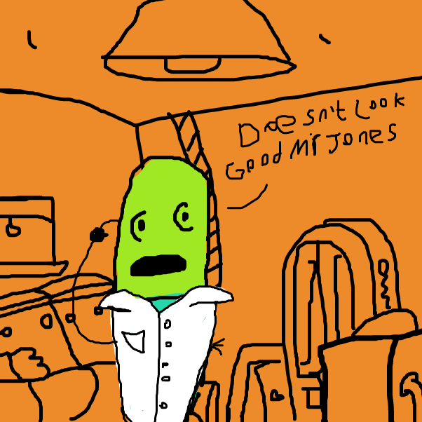 Drawing in Spinal Disease by BananaDoc