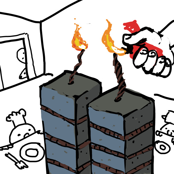 exploding taste - Online Drawing Game Comic Strip Panel by Peyocay