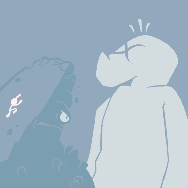 player 3 enters the game - Online Drawing Game Comic Strip Panel by Cheddar Teeth