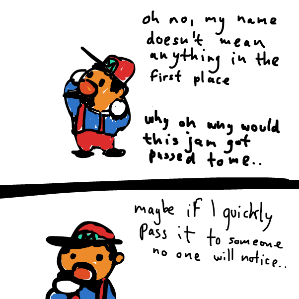 hmmm.. - Online Drawing Game Comic Strip Panel by Peyocay