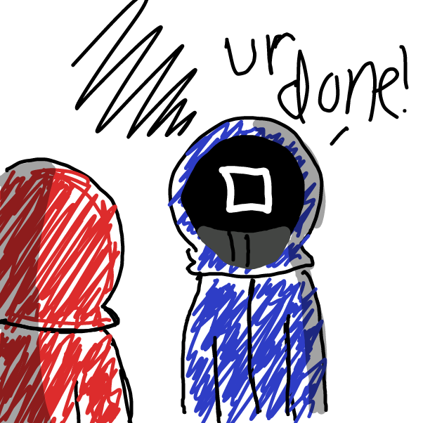 Drawing in Squid game by StickBoyy