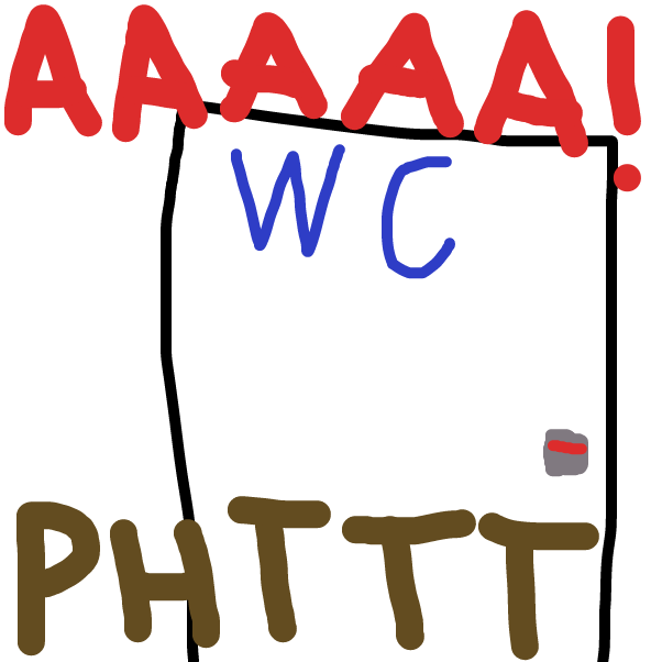 Diarrhea! Diarrhea! - Online Drawing Game Comic Strip Panel by Yitsul