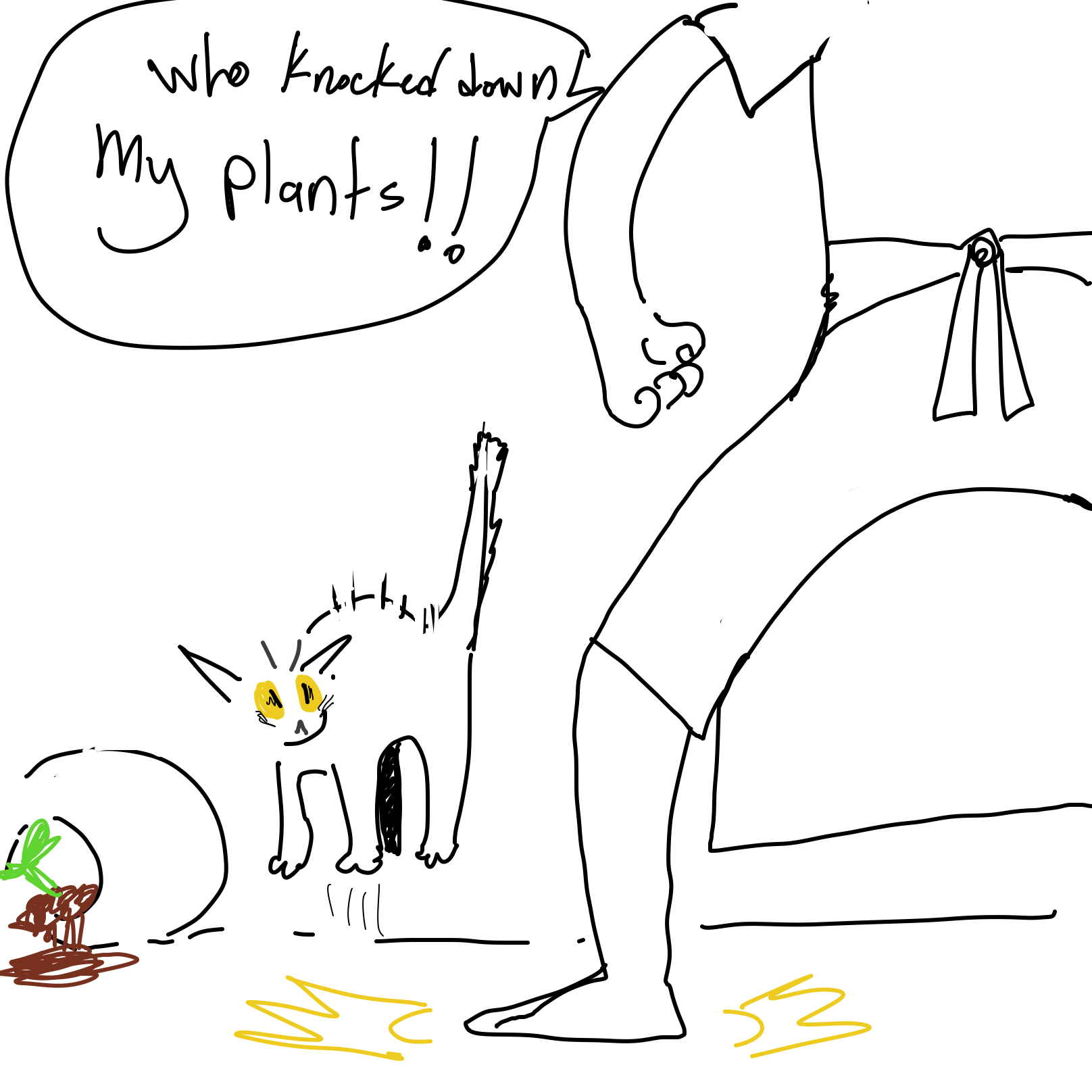 Drawing in Plants, plants, and more plants... by dumbrump