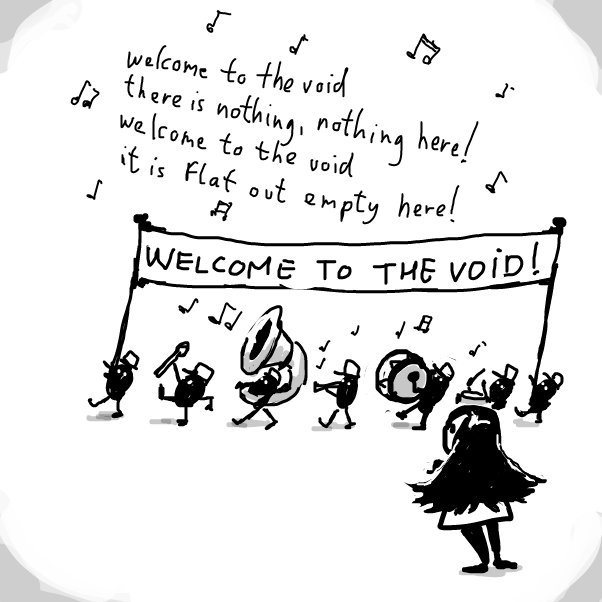 this place is absolutely empty! - Online Drawing Game Comic Strip Panel by Peyocay