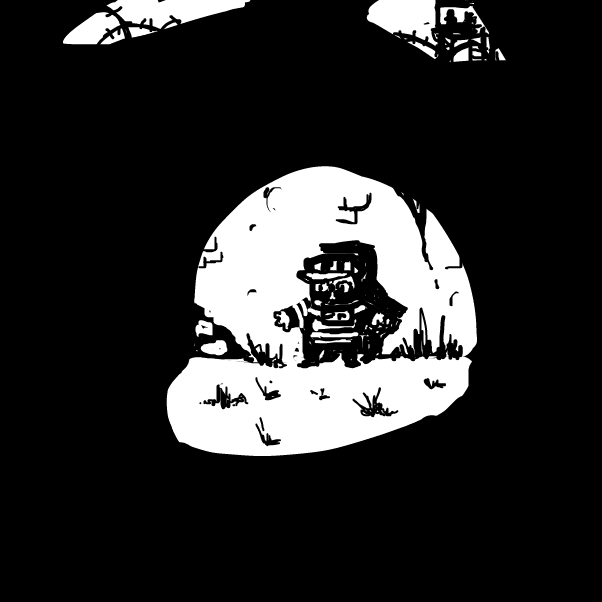 a pugitive - Online Drawing Game Comic Strip Panel by Peyocay