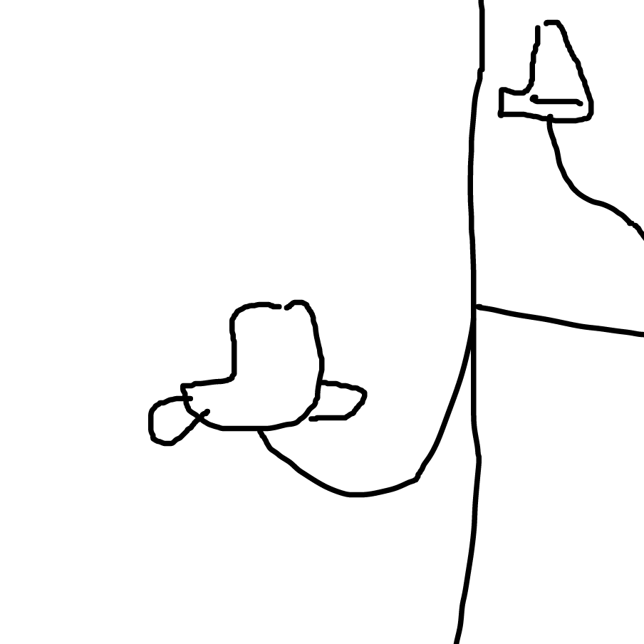 Drawing in The Coat Nook by amongus