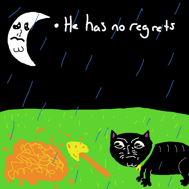 Didn't have grey so take black instead. - Online Drawing Game Comic Strip Panel by PenutsonFire