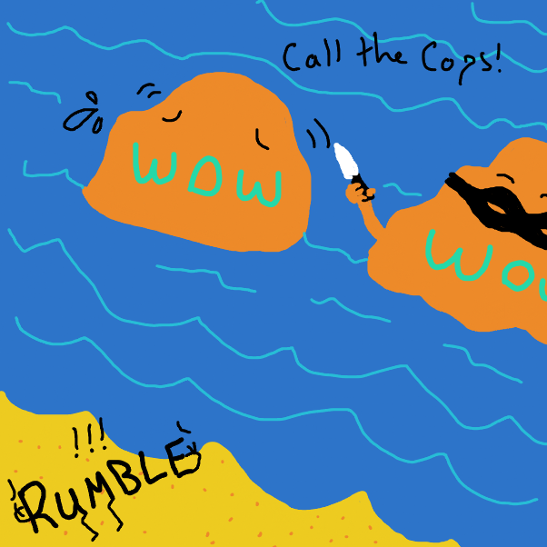  - Online Drawing Game Comic Strip Panel by PenutsonFire