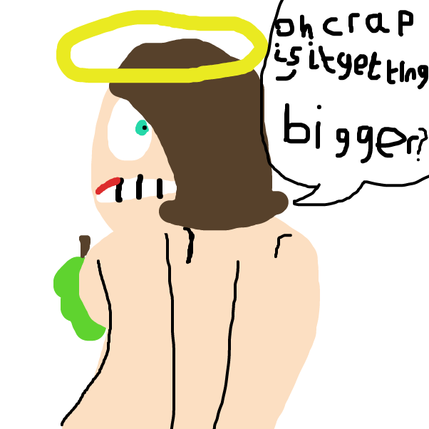 Drawing in Naked Jesette And The Mirror by BananaDoc