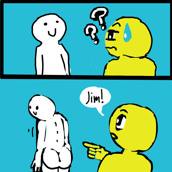 of course! - Online Drawing Game Comic Strip Panel by Peyocay