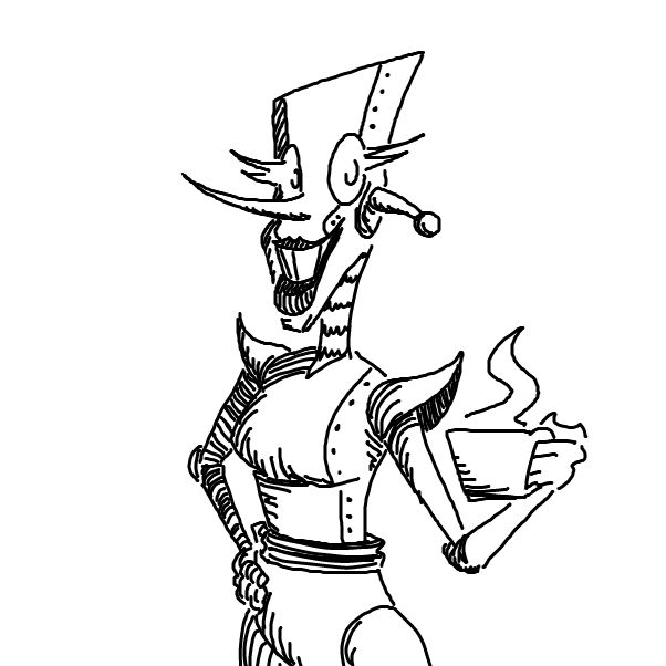 Drawing in And Who You Too by Aluminimalism