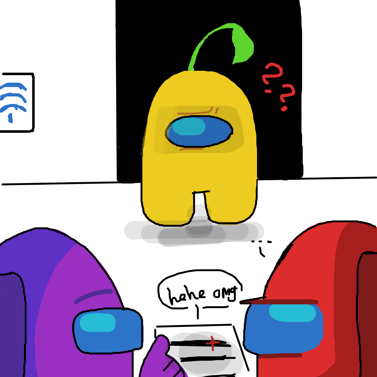  - Online Drawing Game Comic Strip Panel by GhostgoesBrr