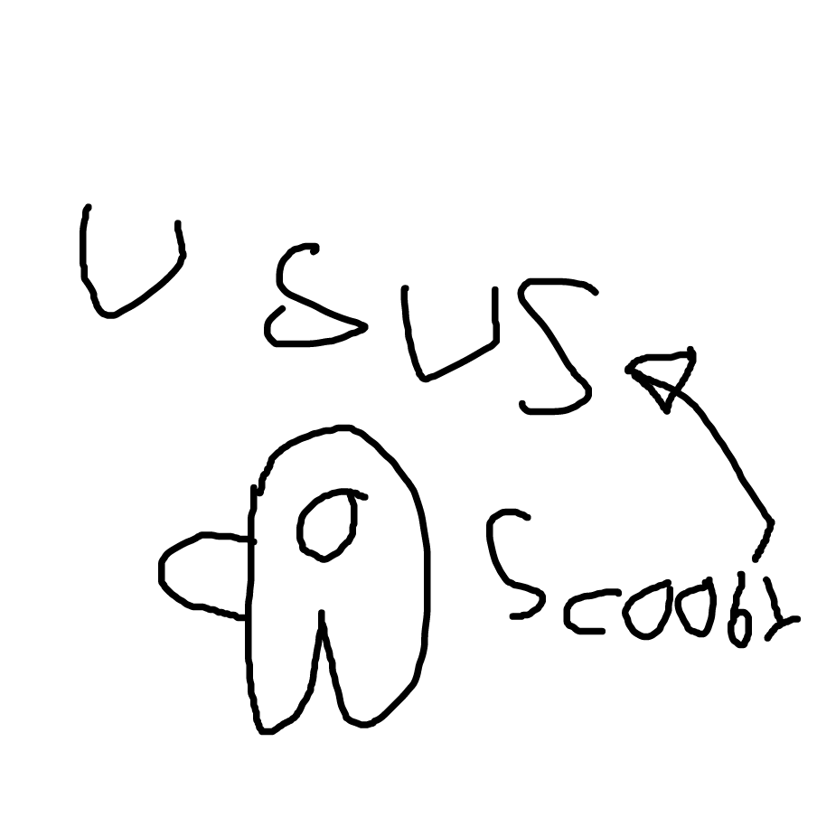 Drawing in your____is mine by amongus