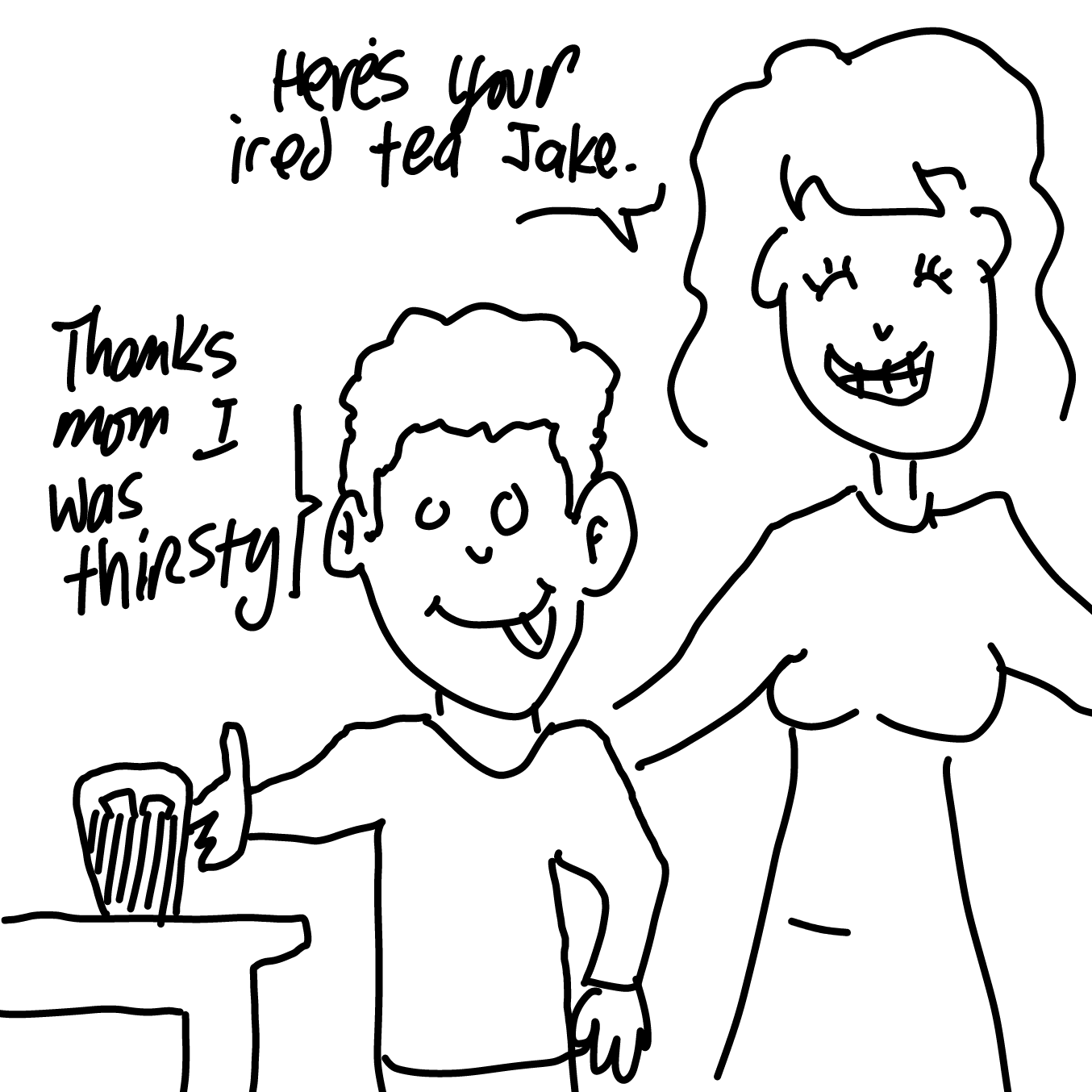  - Online Drawing Game Comic Strip Panel by Wizard Croissant