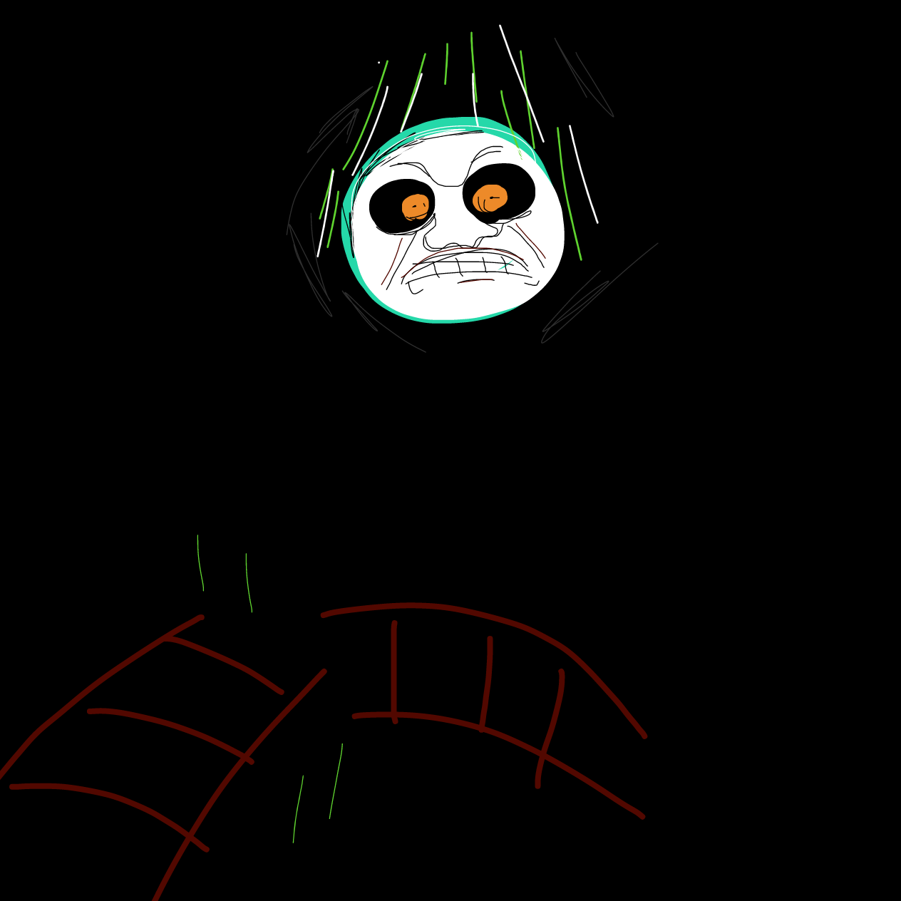 Drawing in You Can't Get Out Via This Route by kugirr