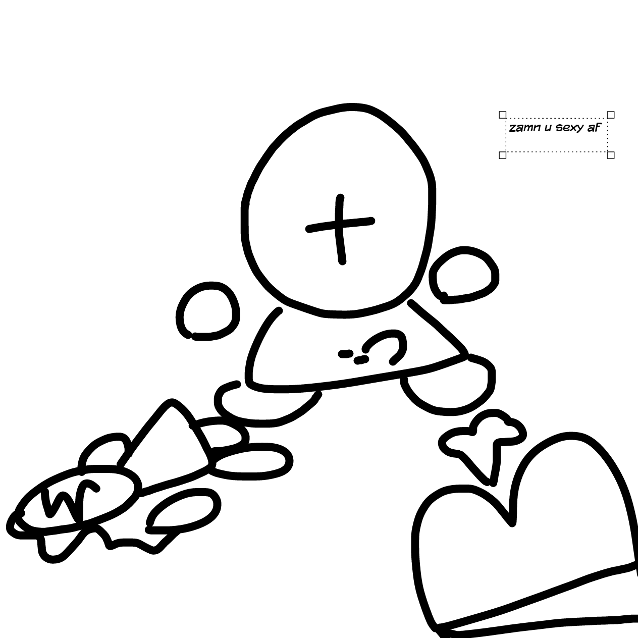 a - Online Drawing Game Comic Strip Panel by kugirr