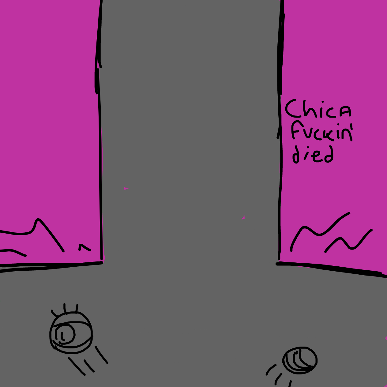 Drawing in fnaf hyper fix like a BOSS by kugirr