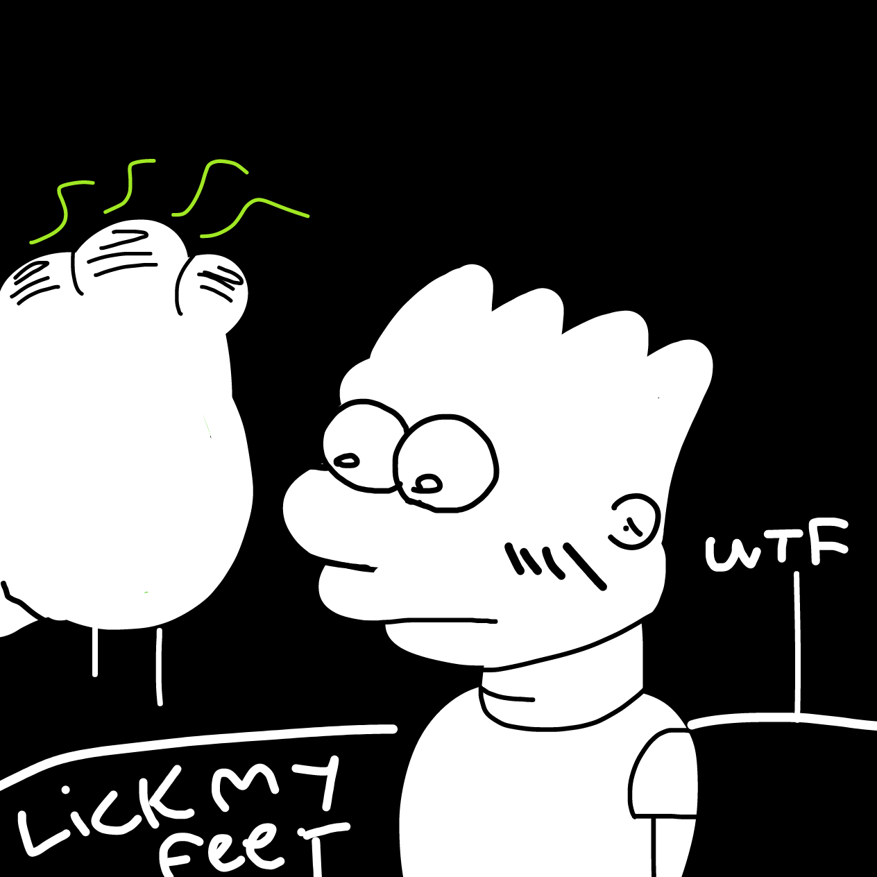 Drawing in what's inside the doorway...? by kugirr