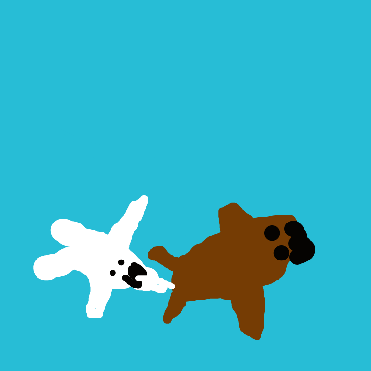 Drawing in first ever baby seal on PJ  by ChicaPizza