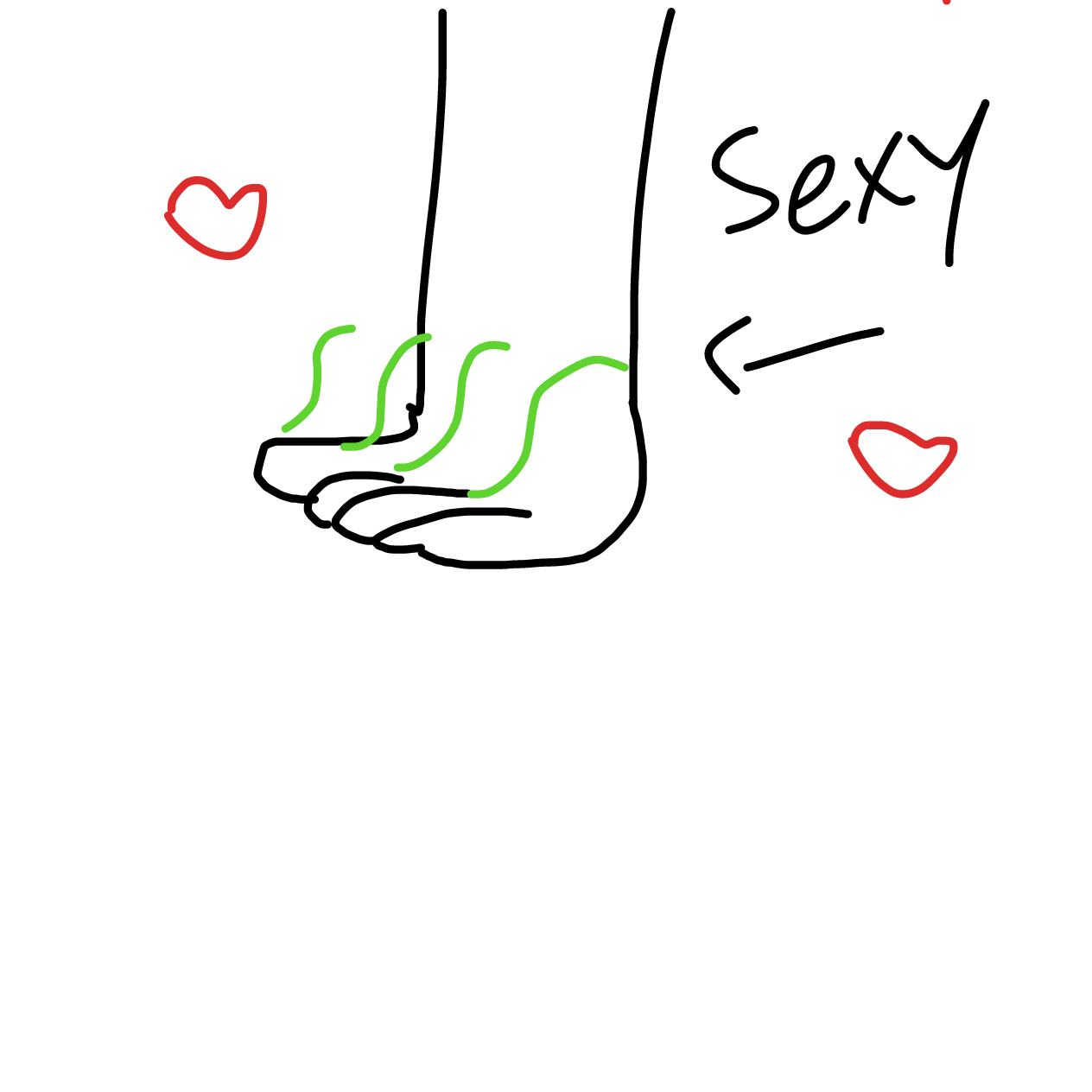 sexy feet 😳 - Online Drawing Game Comic Strip Panel by kugirr