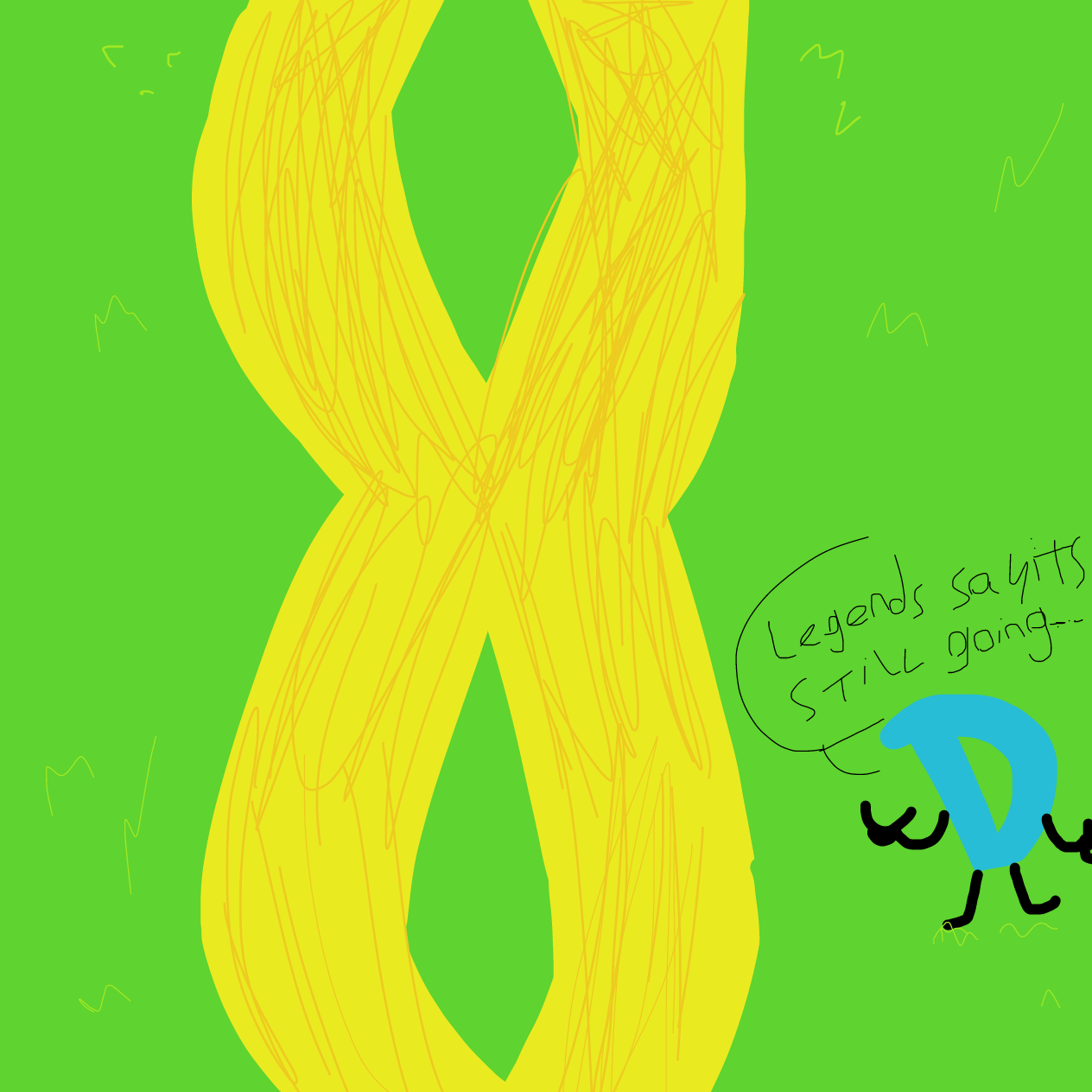 infinite, literally  - Online Drawing Game Comic Strip Panel by walalalla