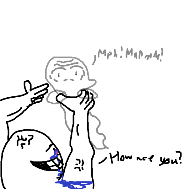 How are you? - Online Drawing Game Comic Strip Panel by Xayli