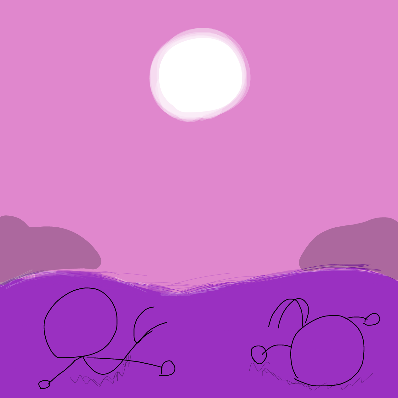 Drawing in i guess me and jello are twins now~ by ammloguu