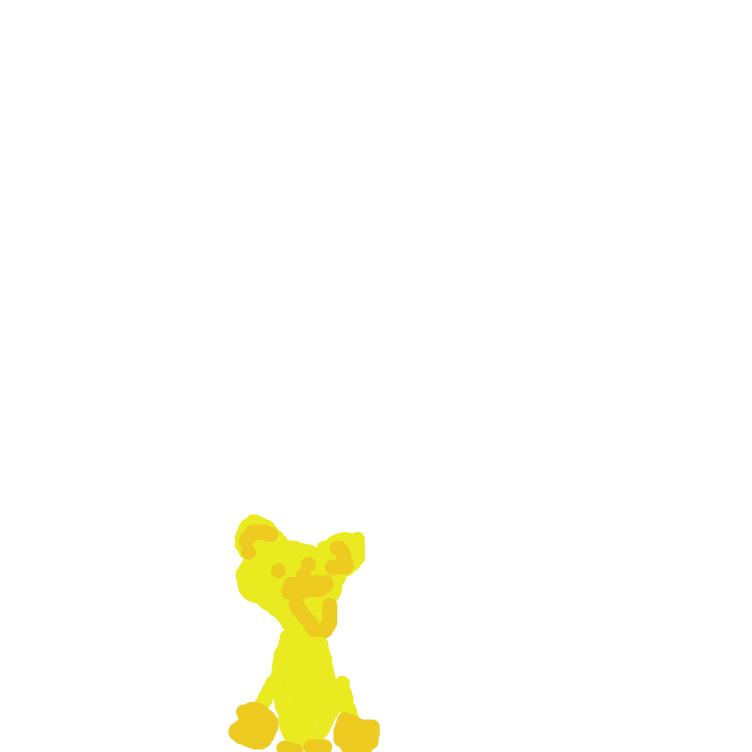 Drawing in gummy bear by ChicaPizza