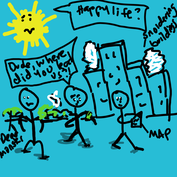  - Online Drawing Game Comic Strip Panel by HeatherWoolley